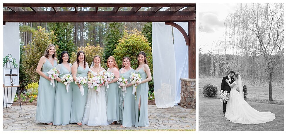 Bridesmaid Portraits with Bride