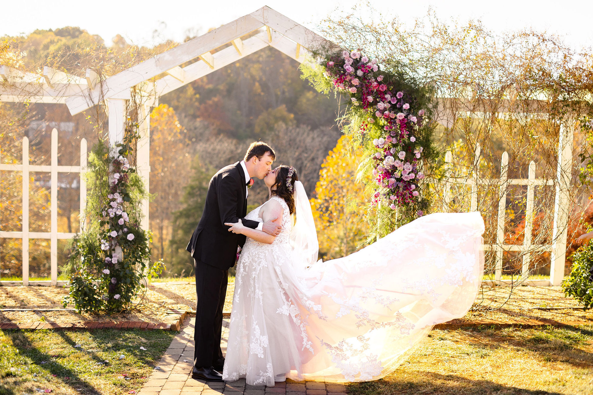 Couple Sharing First Kiss