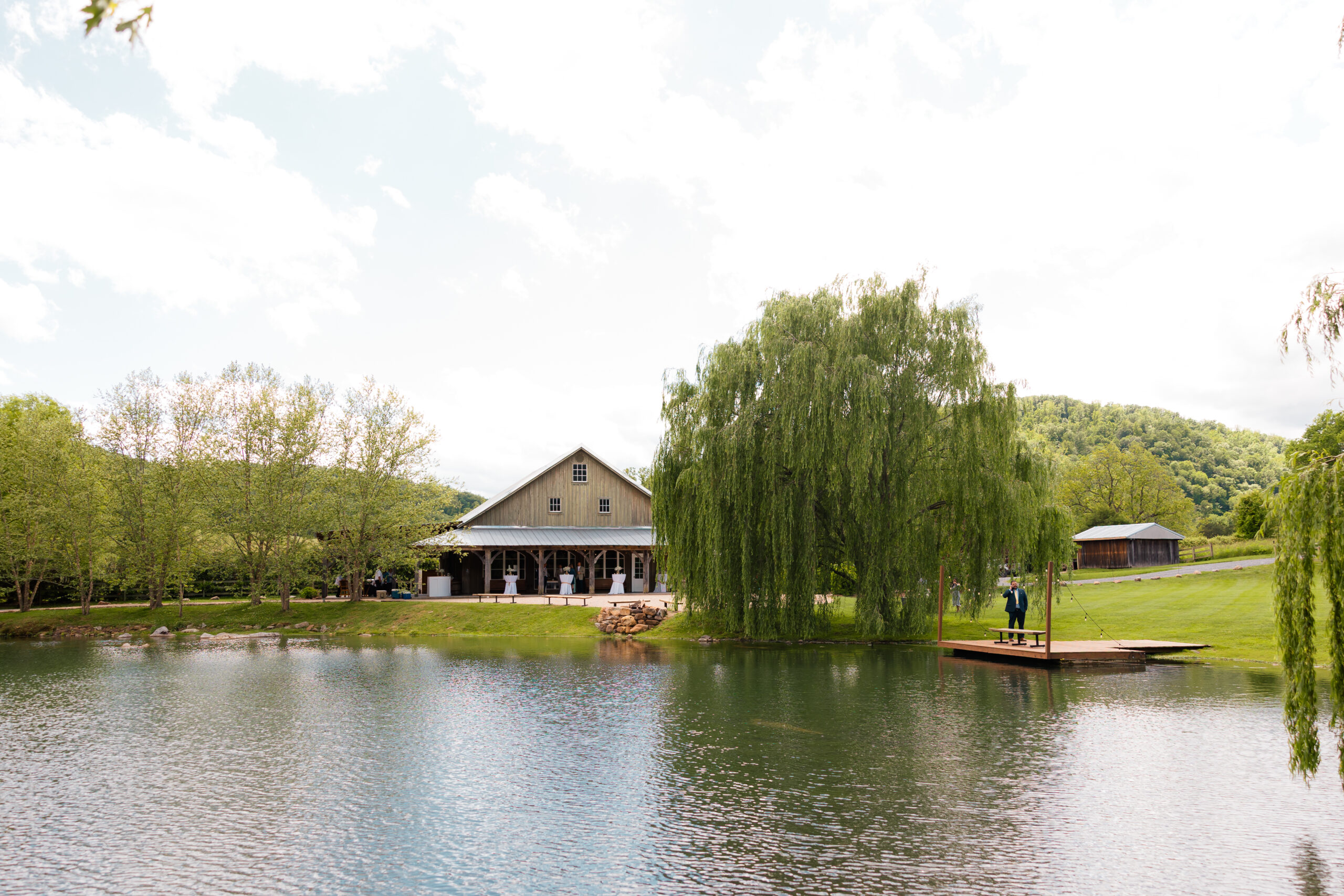 Stunning lake view of big spring farm 